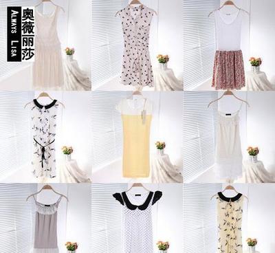 【外貿(mào)衣服飾批發(fā)春夏季日韓版歐美尾單剪標(biāo)女裝進貨清倉庫存連衣裙】價格_廠家_圖片 -